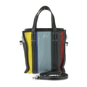 BALENCIAGA Bazaar Shopper XS handbag multi lambskin silver Bag
